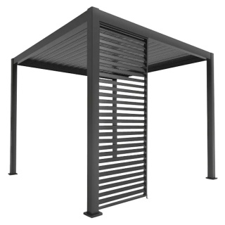 Panel Żaluzjowy Stały 113 cm - Pergola tarasowa MIRADOR Deluxe i Premium 111 - Antracyt