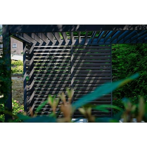 Panel Żaluzjowy Stały 113 cm - Pergola tarasowa MIRADOR Deluxe i Premium 111 - Antracyt