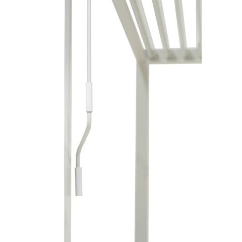 Pergola tarasowa aluminiowa Deluxe 111 3x3m biała wolnostojąca Full-Alu – detal dachu z regulowanymi lamelami