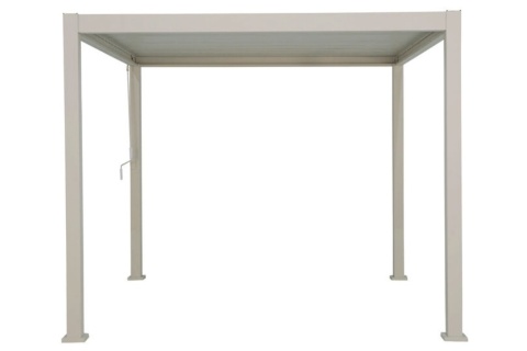 Pergola Tarasowa Deluxe 111 3 x 3 m Wolnostojąca Ogrodowa Full-Alu Szara