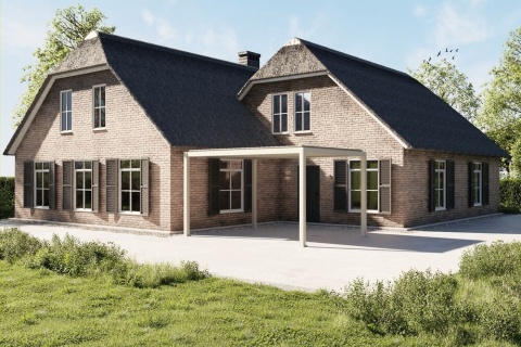 Pergola Tarasowa Deluxe 111 3 x 4 m Aluminiowa z Regulowanymi Lamelami Szara