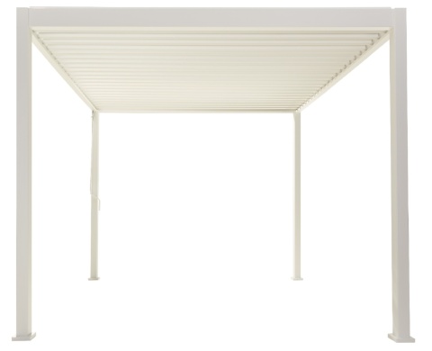 Pergola Tarasowa Premium 111 3 x 4 m Wolnostojąca Ogrodowa Rama Aluminiowa Biała
