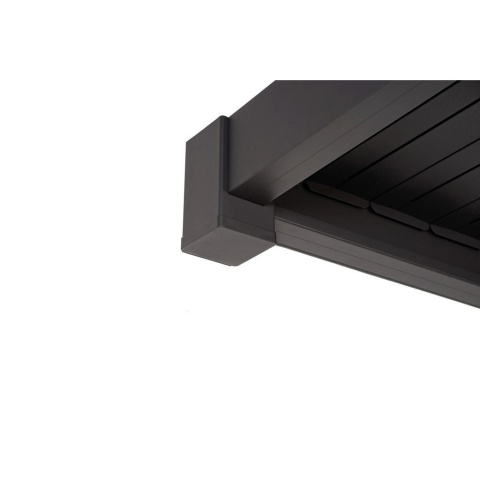 Pergola Tarasowa Deluxe 111 3 x 5,3 m Aluminiowa z Regulowanymi Lamelami Antracyt