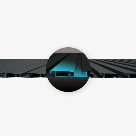 Pergola Tarasowa Premium 111 3 x 6 m Wolnostojąca Ogrodowa Rama Aluminiowa Antracyt