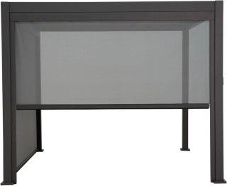 Roleta przeciwsłoneczna opuszczana 3M - Pergola tarasowa MIRADOR Delux i Premium 111 - Antracyt