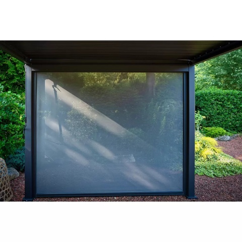 Roleta przeciwsłoneczna opuszczana 3,6M - Pergola tarasowa MIRADOR Deluxe i Premium 111 - Antracyt