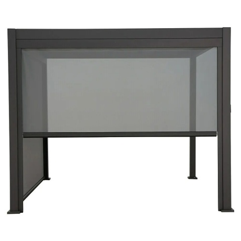 Roleta przeciwsłoneczna opuszczana 3,6M - Pergola tarasowa MIRADOR Deluxe i Premium 111 - Antracyt