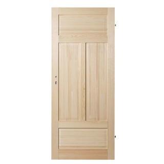 Skrzydło Bezsęczne Klasyczne Pełne Sosna Drewniane Wewnętrzne