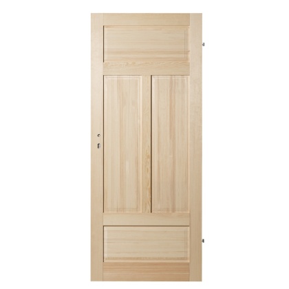 Skrzydło Bezsęczne Klasyczne Pełne Sosna Drewniane Wewnętrzne