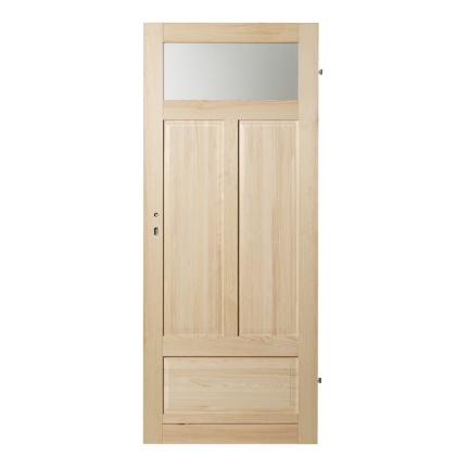 Skrzydło Bezsęczne Klasyczne Sosna Łazienka Drewniane Wewnętrzne