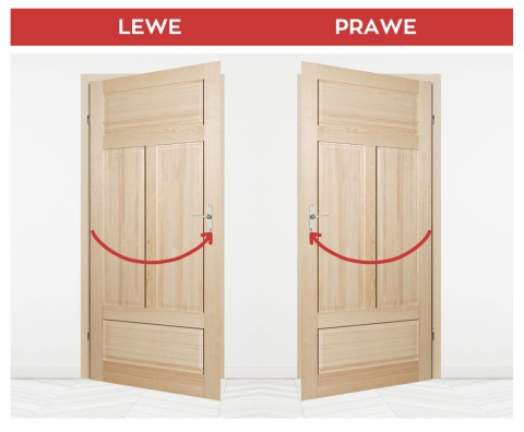 Skrzydło Bezsęczne Oktawa Sosna ŁAZIENKA Drewniane Wewnętrzne