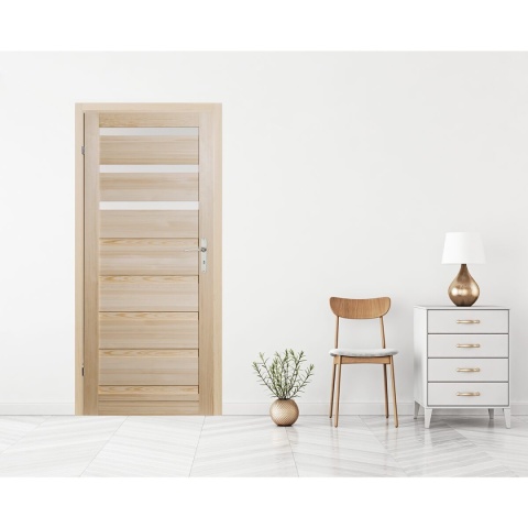 Skrzydło Bezsęczne Oktawa Sosna ŁAZIENKA Drewniane Wewnętrzne