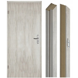 Szare Drzwi Pełne z Ościeżnicą 60,70,80,90 cm