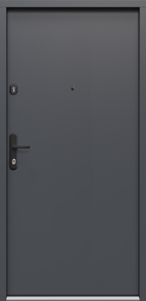 Drzwi Wejściowe GERDA SIMPLY RC2 do mieszkań Antracyt Pełne 60mm SZYBKA REALIZACJA