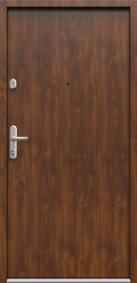 Drzwi Wejściowe GERDA SIMPLY RC2 do mieszkań Orzech Pełne 60mm SZYBKA REALIZACJA