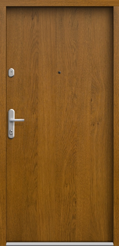 Drzwi Wejściowe GERDA SIMPLY RC2 do mieszkań Złoty Dąb Pełne 60mm SZYBKA REALIZACJA