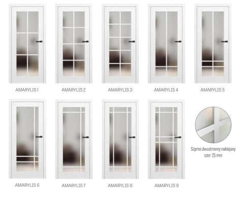 Drzwi Wewnętrzne Lakierowane UV AMARYLIS Erkado