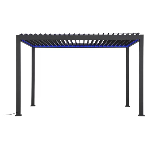 Pergola Tarasowa Aluminiowa SMART MIRADOR 111 Deluxe 3x4 Pilot + LED