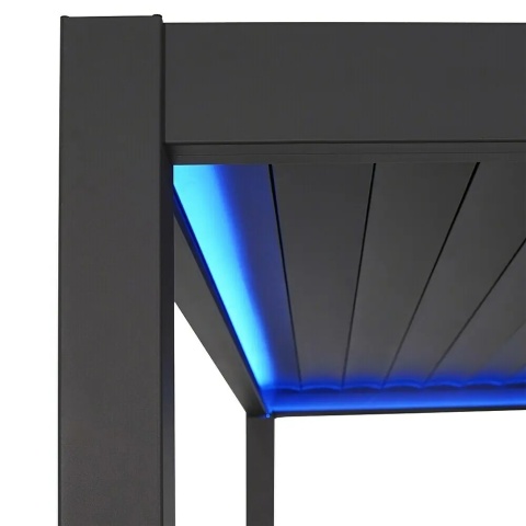 Pergola Tarasowa Aluminiowa SMART MIRADOR 111 Deluxe 3x4 Pilot + LED