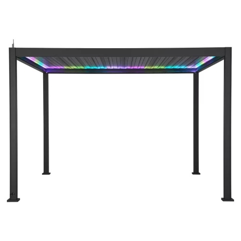 Pergola Tarasowa Aluminiowa SMART MIRADOR 111 Deluxe 3x4 Pilot + LED