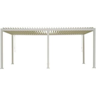 Pergola Tarasowa Aluminiowa MIRADOR 111 Deluxe 3x6 m Jasnoszara Grau