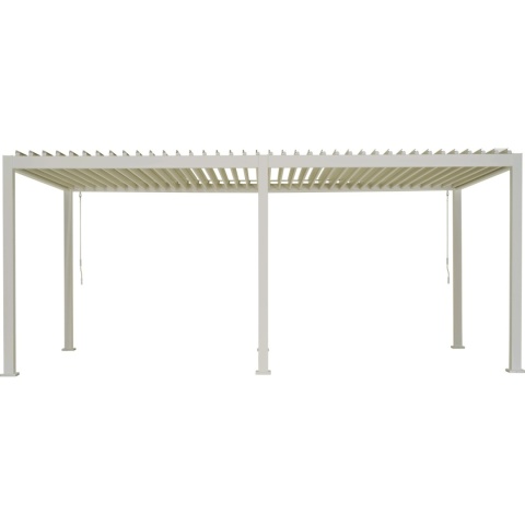 Pergola Tarasowa Aluminiowa MIRADOR 111 Deluxe 3x6 m Jasnoszara Grau