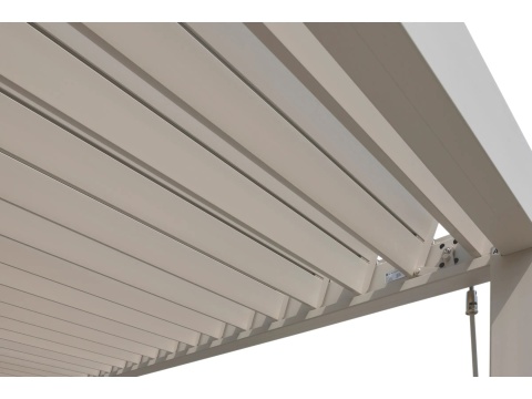 Pergola Tarasowa Aluminiowa MIRADOR 111 Deluxe 3x6 m Jasnoszara Grau