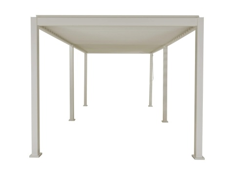Pergola Tarasowa Aluminiowa MIRADOR 111 Deluxe 3x6 m Jasnoszara Grau