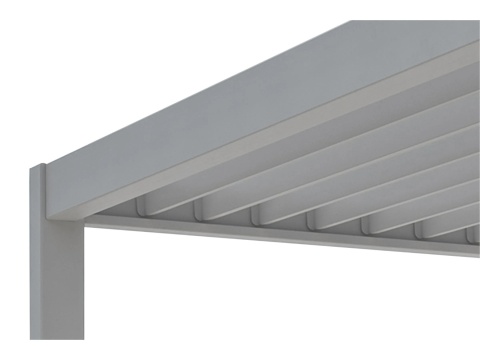 Pergola Tarasowa Aluminiowa MIRADOR 111 Deluxe 3x6 m Jasnoszara Grau