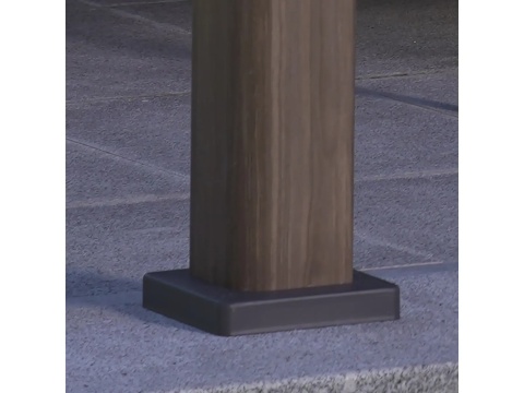 Pergola Tarasowa Aluminiowa MIRADOR 111 Deluxe 3x6 m Dąb