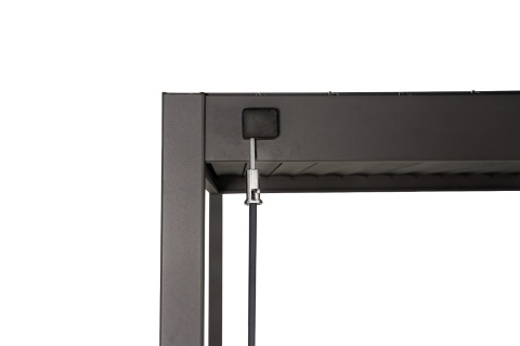 Pergola aluminiowa 3 x 3,6m wolnostojąca tarasowa MIRADOR Basic 88 Antracyt