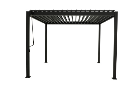 Pergola aluminiowa 3 x 3,6m wolnostojąca tarasowa MIRADOR Basic 88 Antracyt
