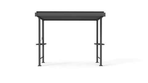 Wolnostojąca pergola grillowa Mirador 80 BBQ na białym tle