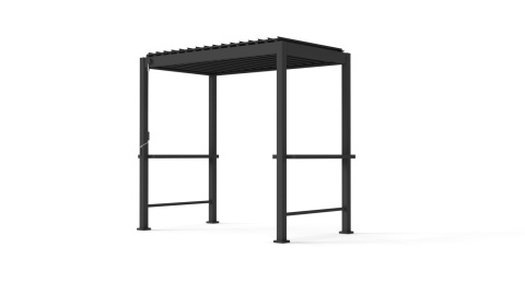 Pergola grillowa Mirador 88 BBQ widok boczny na białym tle