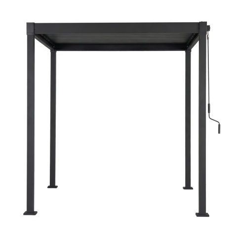 Pergola wolnostojąca tarasowa MIRADOR Solid 80 - 3 x 2 m Antracyt
