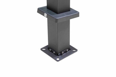 Pergola wolnostojąca tarasowa MIRADOR Solid 80 - 3 x 2,4 m Antracyt | PRZEDSPRZEDAŻ |
