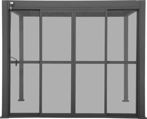 Przesuwne drzwi do pergoli 3,6m Mirador Deluxe i Premium 111 - Antracyt