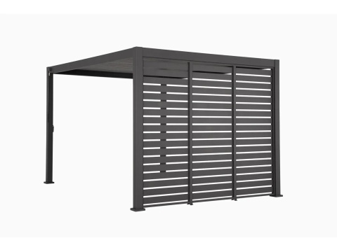 Panel Żaluzjowy H Mirador 93 cm - Panel Poziomy Do Pergoli 111 3 m Premium i Deluxe antracyt