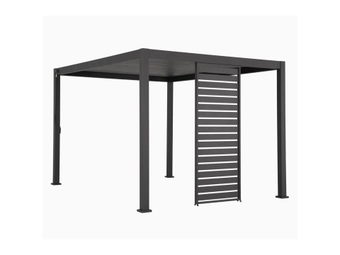 Panel Żaluzjowy H Mirador 113 cm - Panel Poziomy Do Pergoli 111 3,6 m Premium i Deluxe antracyt