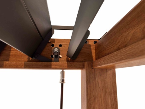 Pergola Tarasowa Aluminiowa MIRADOR 111 Deluxe 3x4 m Dąb Wiśniowy