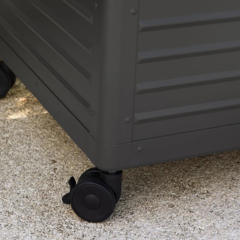 Skrzynia Ogrodowa Aluminiowa Mirador Premium H 662 L Antracyt Trwała i Wodoodporna