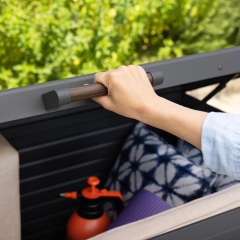 Skrzynia Ogrodowa Aluminiowa Mirador Premium H 776 L Antracyt Trwała i Wodoodporna