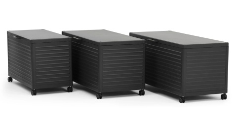 Skrzynia Ogrodowa Aluminiowa Mirador Premium H 776 L Antracyt Trwała i Wodoodporna