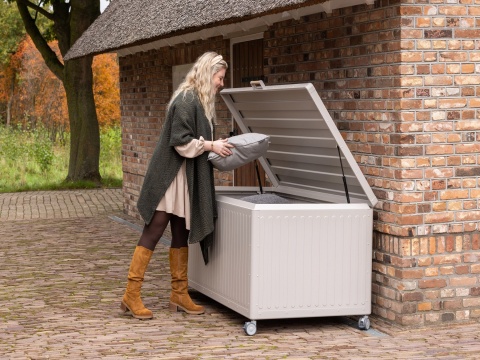 Skrzynia Ogrodowa Aluminiowa Mirador Premium V 1099 L Grau Trwała i Wodoodporna