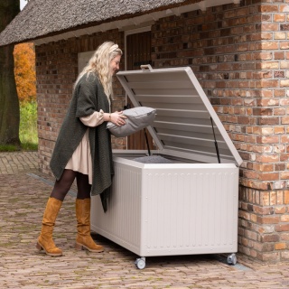 Skrzynia Ogrodowa Aluminiowa Mirador Premium V 662 L Grau Trwała i Wodoodporna