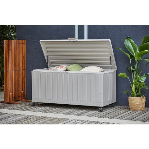 Skrzynia Ogrodowa Aluminiowa Mirador Premium V 829 L Grau Trwała i Wodoodporna