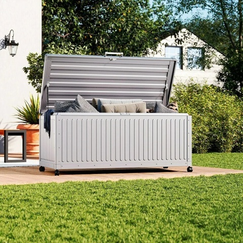 Skrzynia Ogrodowa Aluminiowa Mirador Premium V 829 L Grau Trwała i Wodoodporna