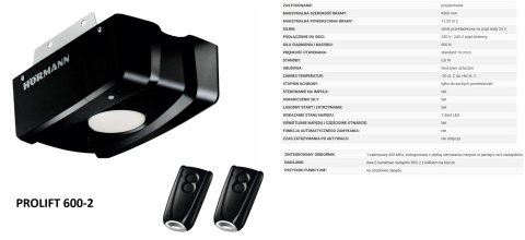 Garage Door 2315 × 1900 Hörmann RenoMatic Sectional – Various Colours