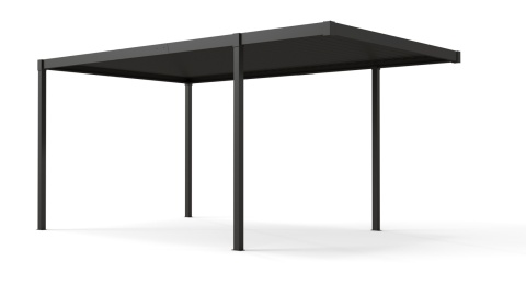 Carport Wiata Samochodowa MIRADOR Solid 80 - 3 x 5 m Antracyt Nordvic BESTSELLER
