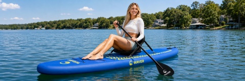 DESKA SUP 350CM POMPOWANA STAND UP PADDLE ZESTAW WIOSŁO SIEDZISKO AKCESORIA
